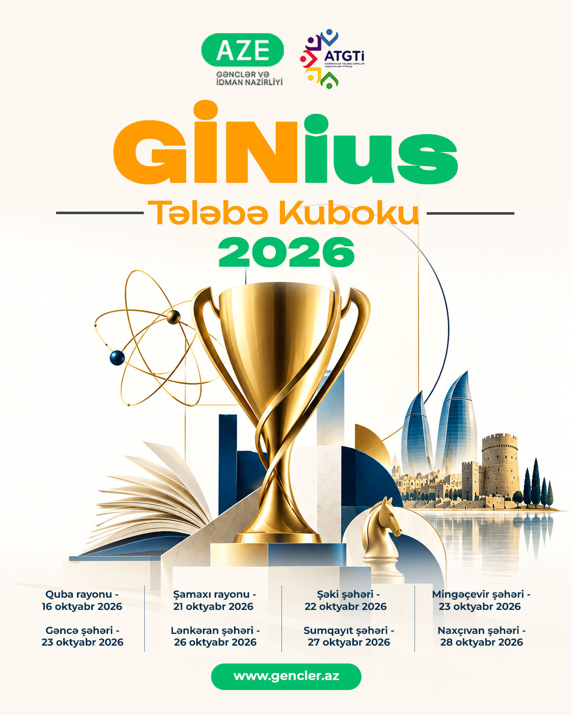 “GİNius tələbə-gənclər kuboku 2026” “Fibonacci” intellektual-əyləncəli oyunu!