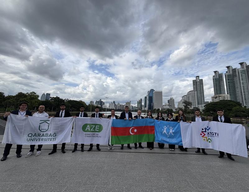 Azərbaycan nümayəndə heyəti Tailandın Banqkok şəhərində “Enactus” Dünya Kuboku 2025-də iştirak edib