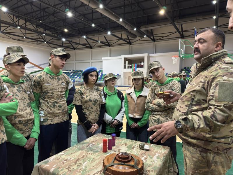 Qarabağ Zəfərinin 5-ci ilinə həsr olunmuş 23-cü “Poliqon” gənclərin hərbi-vətənpərvərlik düşərgəsi keçirilib