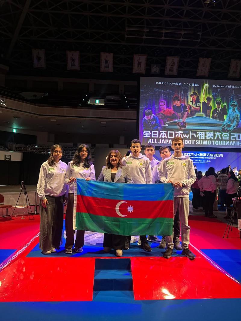Azərbaycan nümayəndə heyəti “All Japan Robot Sumo Tournament Grand Final 2025” uğurla çıxış edib