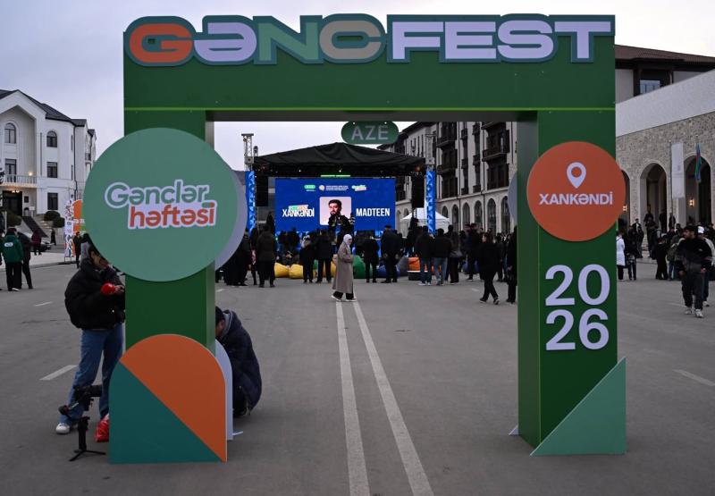 Xankəndi şəhərinin Zəfər meydanında “GəncFest” keçirilib