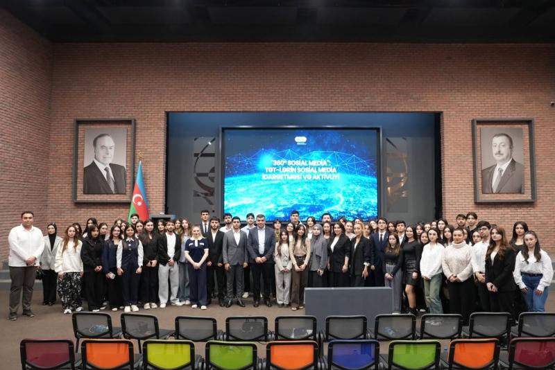 “360° Sosial Media: TGT-lərin sosial media idarəetməsi və aktivliyi” mövzusunda təlim keçirilib