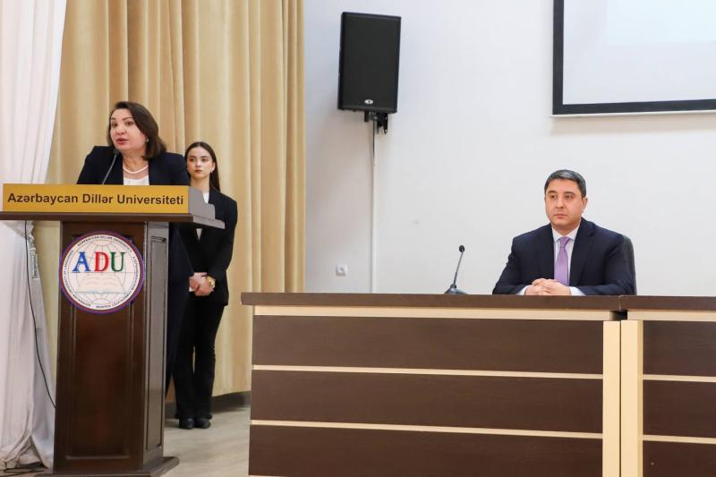 Azərbaycan Dillər Universitetinin tələbələri ilə görüş