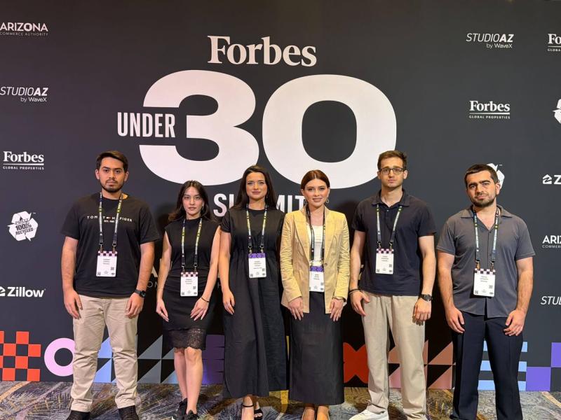 Azərbaycan gəncləri “Forbes 30 Under 30 Summit”də iştirak ediblər