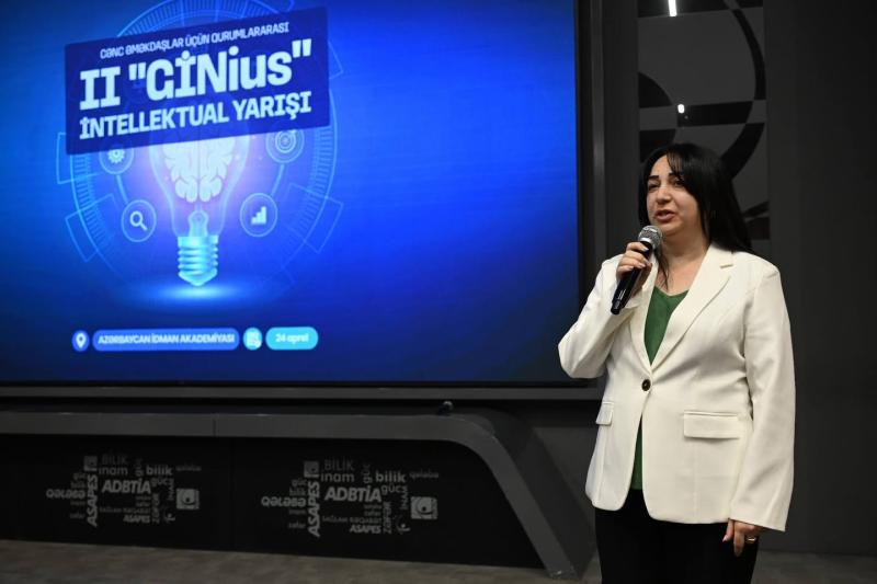 II “GİNius” intellektual yarışının yarımfinal mərhələsi baş tutub