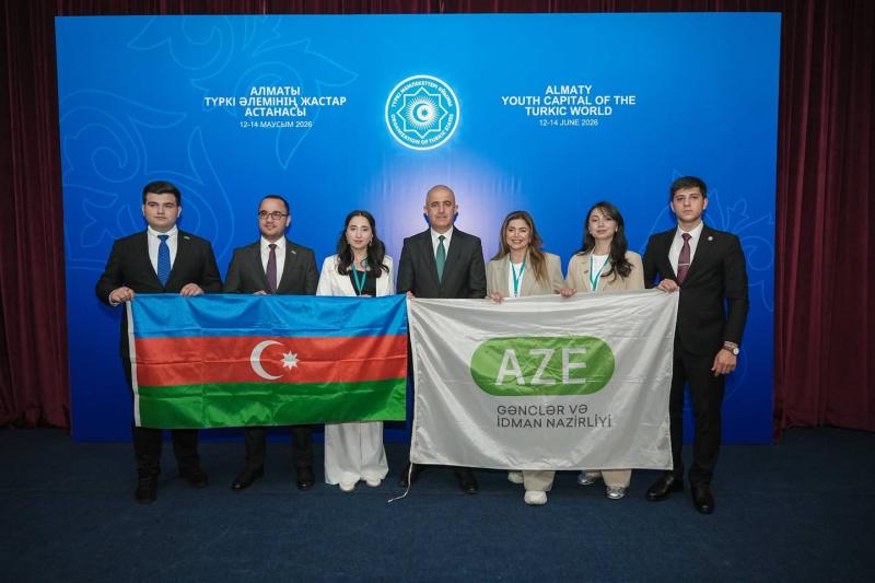 Azərbaycan gəncləri “Almatı – Türk Dünyasının Gənclər Paytaxtı” layihəsinin bağlanış mərasimində iştirak edib.